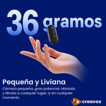 Cámara POV BodyCam Full HD con Accesorios Creavox®