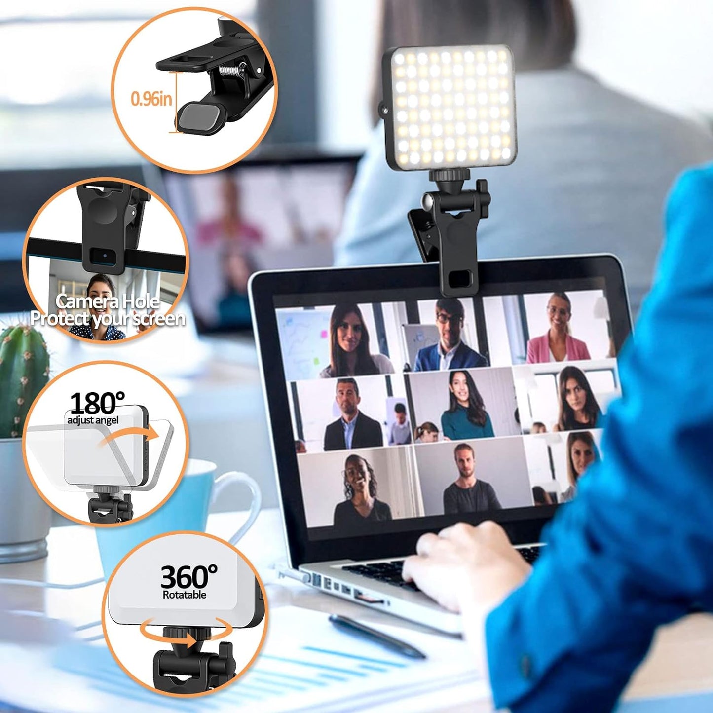 Luz LED con Clip para Celular