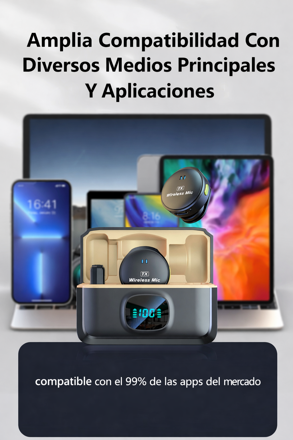 Kit 2 Micrófonos Solaperos Profesional Iman C8
