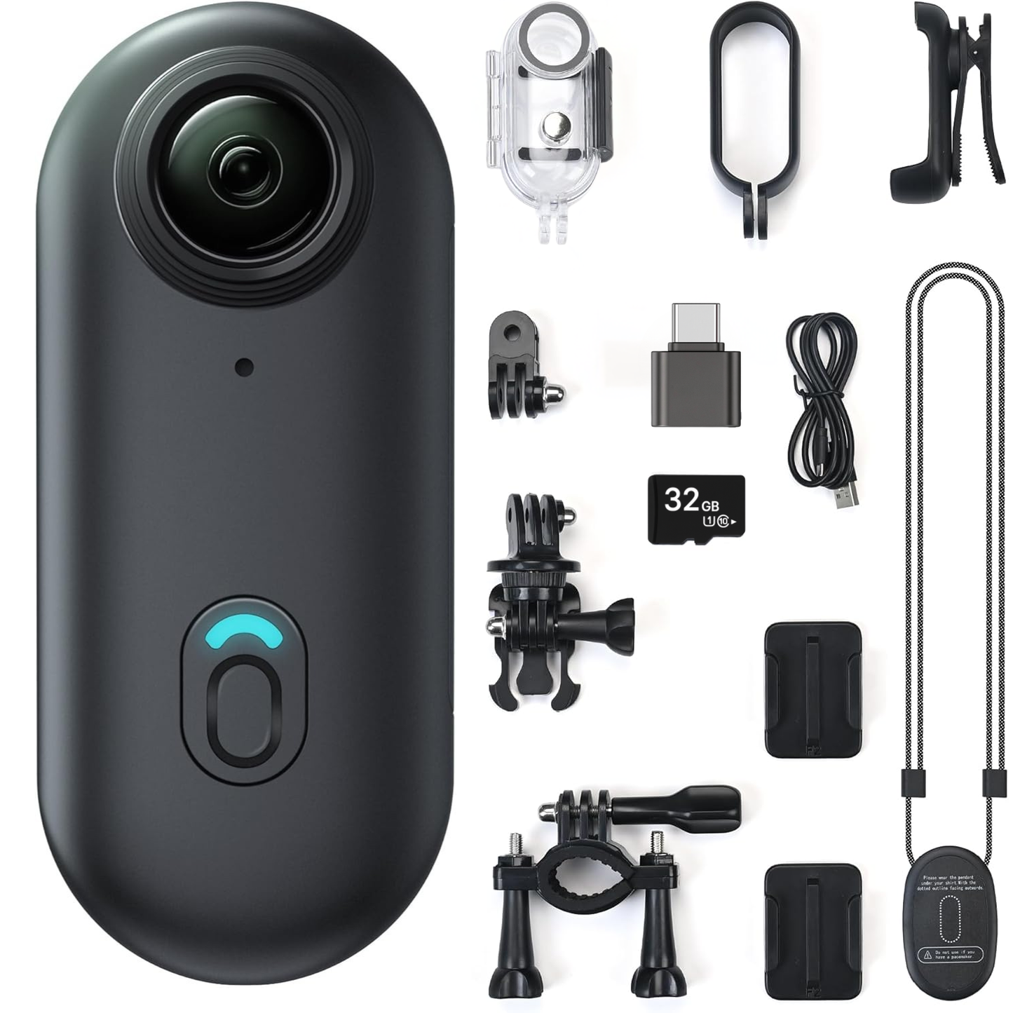 Cámara POV BodyCam Full HD con Accesorios Creavox®